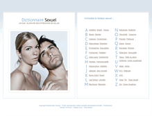 Tablet Screenshot of dictionnaire-sexuel.com